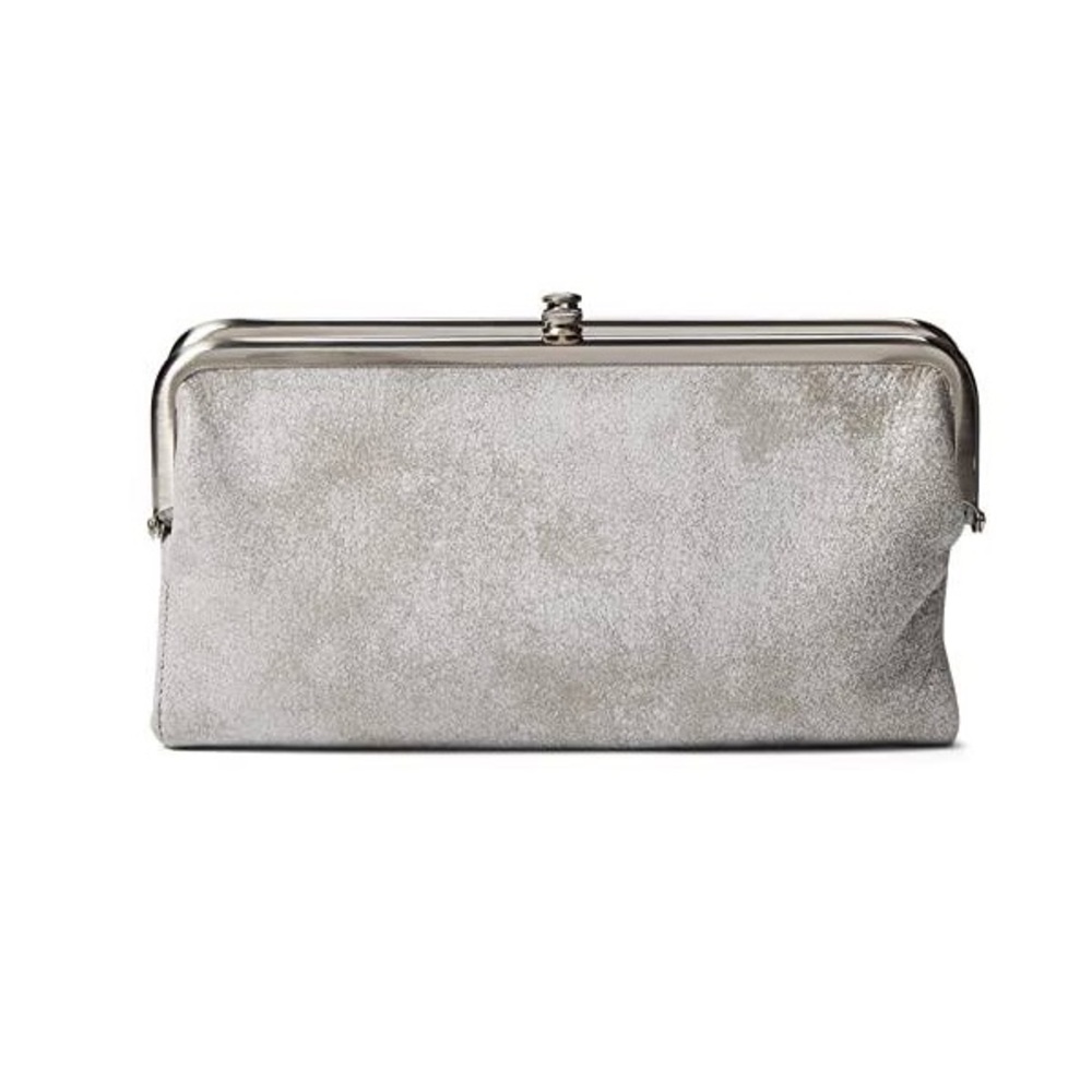 Metallic Silver HOBO Wallet